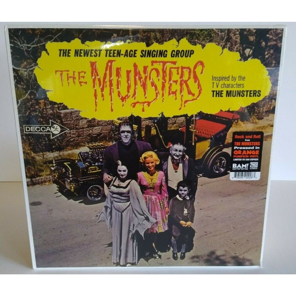 The Munsters Vinyl LP Record Album Halloween Surf Mod Monster Orange Pumpkin Ltd